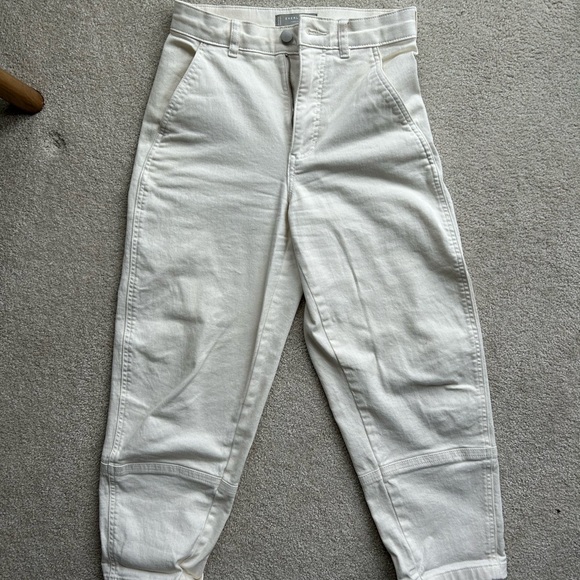 Everlane Utility Barrel Pant, Size 2, Bone - Picture 4 of 6